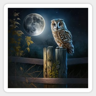 Owl #001 Sticker